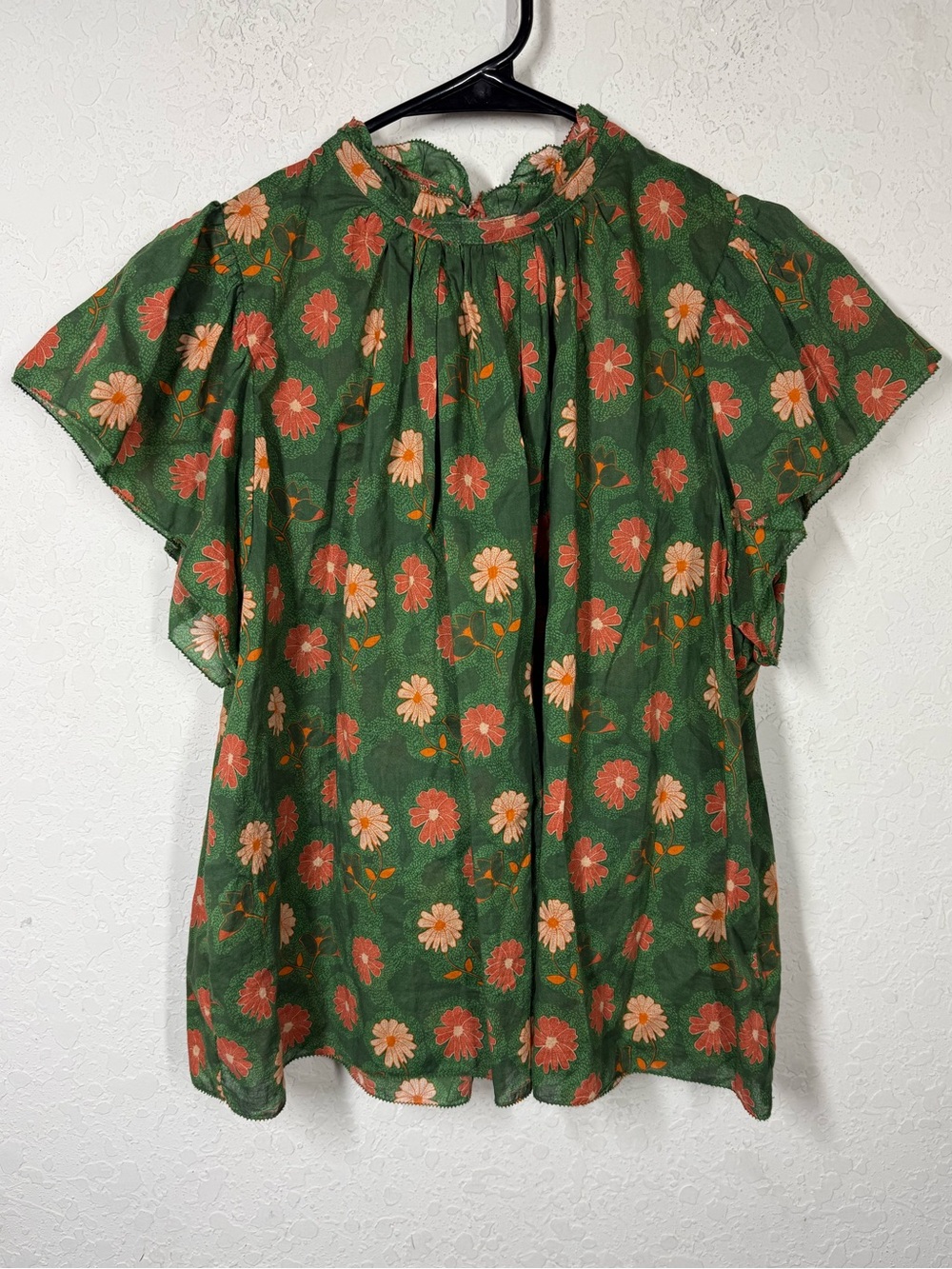 Trovata Birds Of Paradis Clover Baily Blouse Size Small